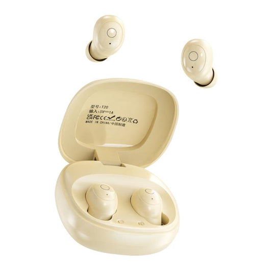 T20 Sleep Noise Reduction Mini Silicone In-Ear Bluetooth Earphones, T20