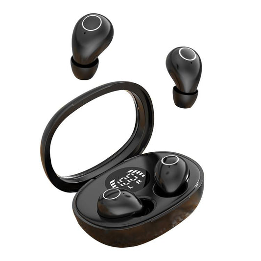 SK32 Digital Display Sleep Noise-Canceling Ultra-Mini In-Ear Bluetooth Earphones, SK32