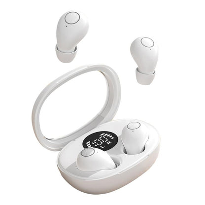 SK32 Digital Display Sleep Noise Reduction Ultra-Mini In-Ear Bluetooth Earphones, SK32