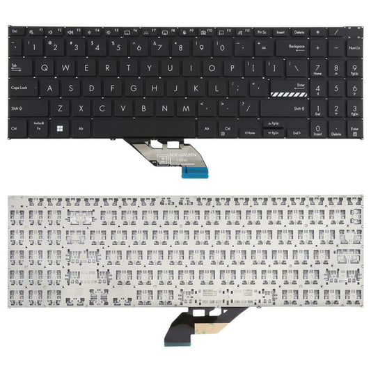 Pour clavier d'ordinateur portable ASUS Vivobook S 16 Flip TP3604 TP3604VA TN3604 TN3604U version américaine, pour ASUS Vivobook S 16 Flip (Noir)