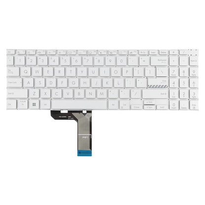For ASUS Vivobook Pro 16 K6502 K6602 ZC ZE US Version Backlit Laptop Keyboard, For ASUS Vivobook Pro 16(Silver)