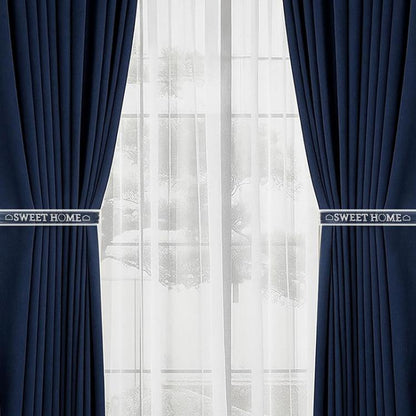 1 Pair/Pack Clear Acrylic Curtain Tieback Holder Curtain Clips, Support Drill-free and Drilled Installation