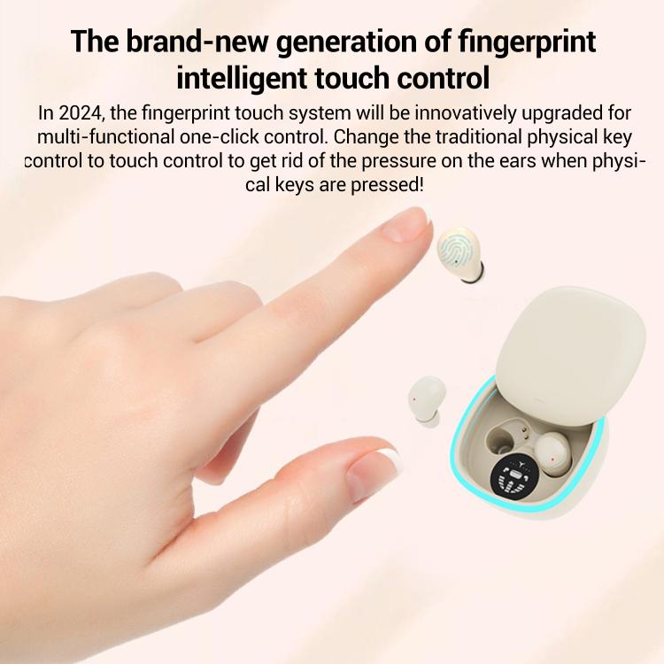 Sleep Noise Reduction Slide-Cover Ultra-Mini Semi-In-Ear Bluetooth Earphones, mini13N