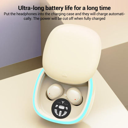 Sleep Noise Reduction Slide-Cover Ultra-Mini Semi-In-Ear Bluetooth Earphones, mini13N