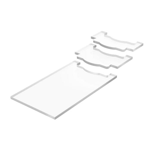 Klare Acryl-Möbel Anti-Rutsch-Schutzdichtung Wandabstandshalter, Einzelpackung, Doppelpackung