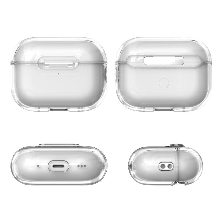 Clear Lock Wireless Earphone Shockproof Protective Case, For AirPods Pro 3, For AirPods Pro 2, For AirPods Pro
