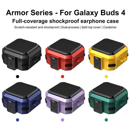 Thunder Armor Anti-fall Earphones Protective Cover with Switch, For Samsung Galaxy Buds 4 / 4 Pro