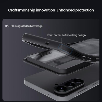 NILLKIN Black Mirror Pro Series Camshield PC Phone Case, For Samsung Galaxy A57 5G, For Samsung Galaxy A37 5G