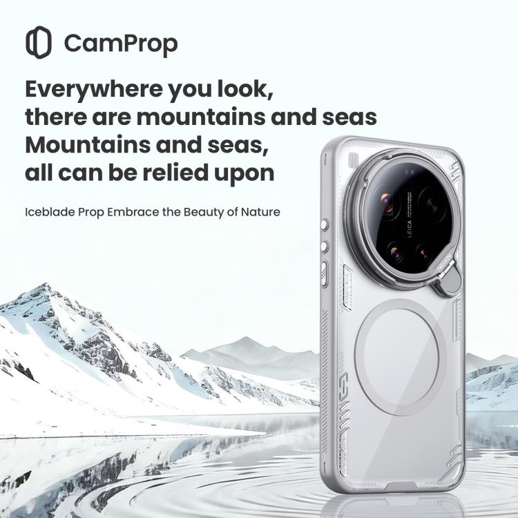 NILLKIN Iceblade Prop Transparent CamShield Magnetic Phone Case, For Xiaomi 17 Ultra