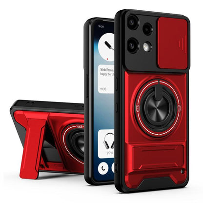 Lens Sliding Window Multifunctional Magnetic Shockproof Phone Case, For Nothing Phone 4a Pro, For Nothing Phone 4a, For Nothing Phone 3a Lite, For Nothing CMF Phone 2 Pro 5G