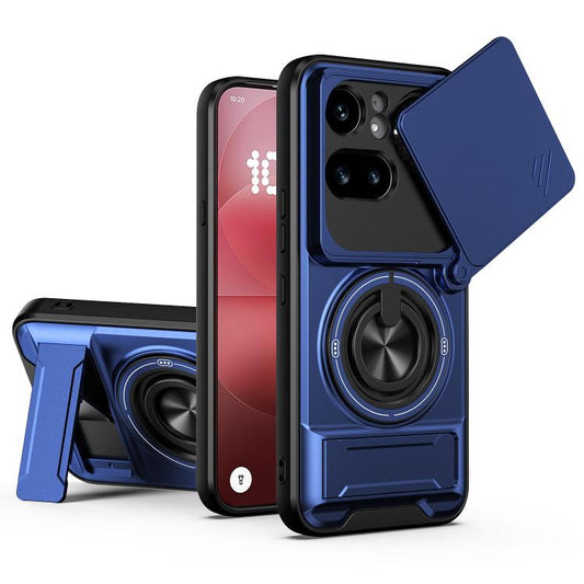 Lens Sliding Window Multifunctional Magnetic Shockproof Phone Case, For Nothing Phone 4a Pro, For Nothing Phone 4a, For Nothing Phone 3a Lite, For Nothing CMF Phone 2 Pro 5G