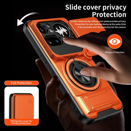 Lens Sliding Window Multifunctional Magnetic Shockproof Phone Case, For Nothing Phone 4a Pro, For Nothing Phone 4a, For Nothing Phone 3a Lite, For Nothing CMF Phone 2 Pro 5G