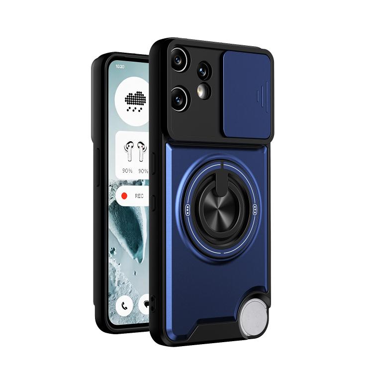 Lens Sliding Window Multifunctional Magnetic Shockproof Phone Case, For Nothing Phone 4a Pro, For Nothing Phone 4a, For Nothing Phone 3a Lite, For Nothing CMF Phone 2 Pro 5G
