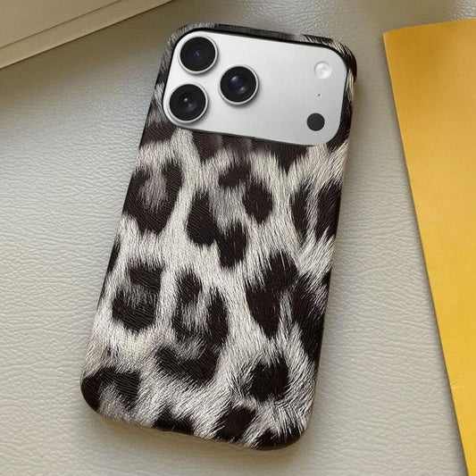 Leopard Print Leather-Textured PU Phone Case, For iPhone 17 Pro Max, For iPhone 17 Pro, For iPhone 17, For iPhone 16 Pro Max, For iPhone 16 Pro, For iPhone 16 Plus, For iPhone 16, For iPhone 15 Pro Max, For iPhone 15 Pro, For iPhone 15 Plus, For iPhone...