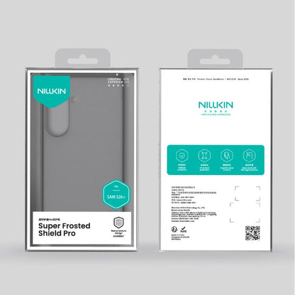 NILLKIN Super Frosted Shield Pro PC + TPU Phone Case, For Samsung Galaxy S26+ 5G, For Samsung Galaxy S26 Ultra 5G, For Samsung Galaxy S26 5G