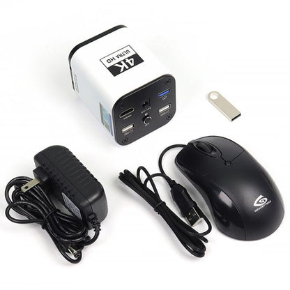 TAIDA TD-4KAF 60FPS CCD Edge Detection 4K Industry Microscope Camera, EU Plug, UK Plug, US Plug