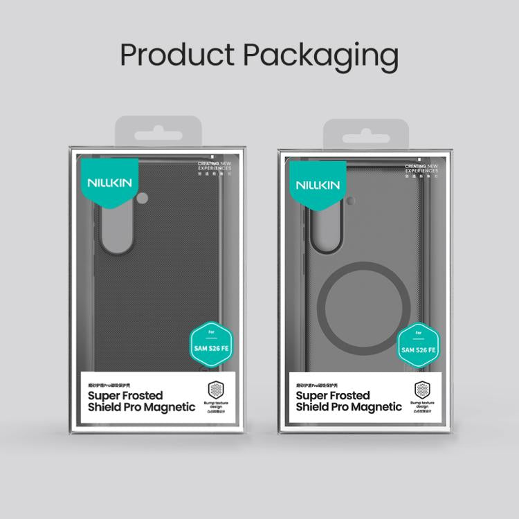 NILLKIN Frosted Shield Pro Magnetic Phone Case, For Galaxy S26 FE 5G, For Samsung Galaxy S26+ 5G, For Samsung Galaxy S26 Ultra 5G, For Samsung Galaxy S26 5G