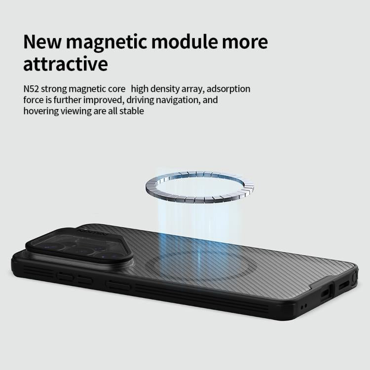 NILLKIN Black Mirror Prop Transparent CamShield Magnetic Phone Case, For Samsung Galaxy S26 Ultra 5G