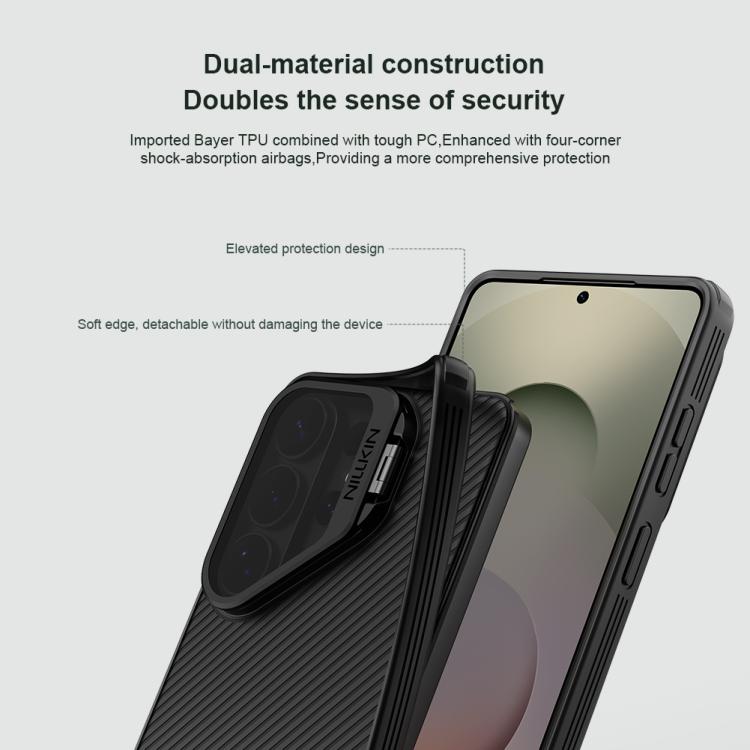 NILLKIN Black Mirror Prop Transparent CamShield Magnetic Phone Case, For Samsung Galaxy S26 Ultra 5G