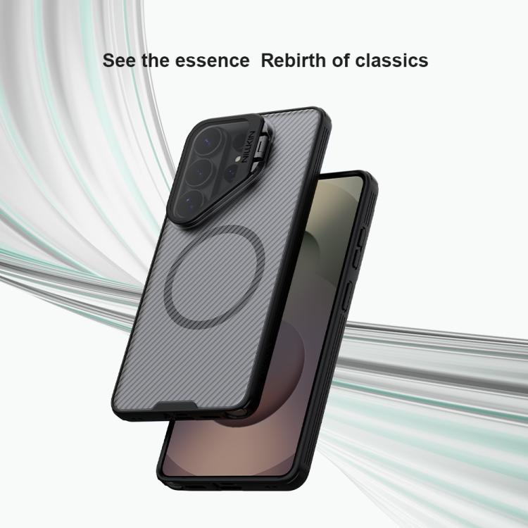 NILLKIN Black Mirror Prop Transparent CamShield Magnetic Phone Case, For Samsung Galaxy S26 Ultra 5G