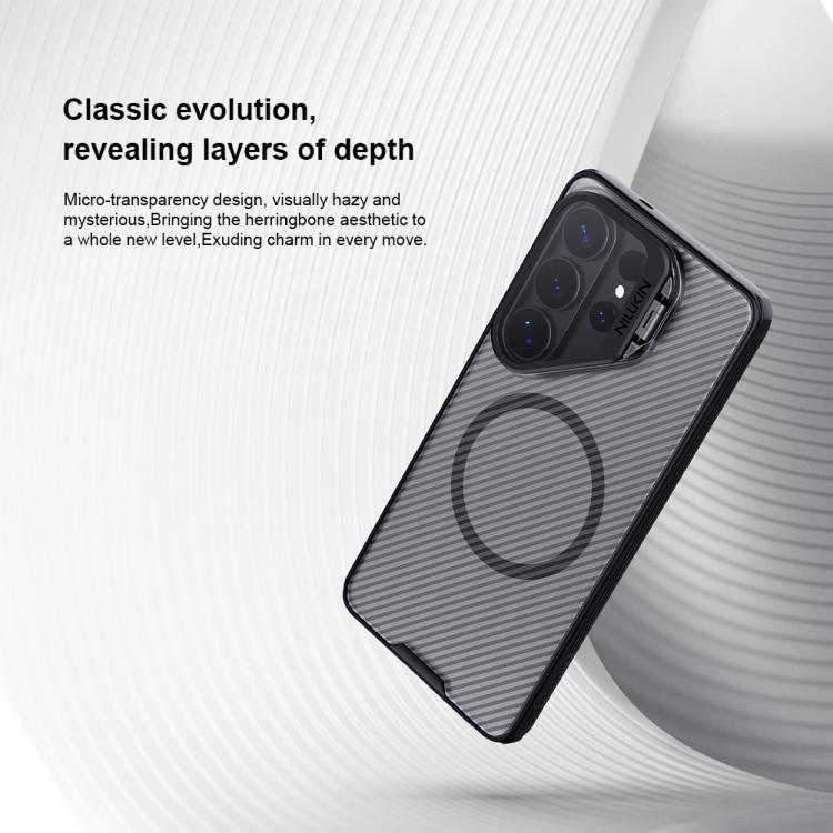 NILLKIN Black Mirror Prop Transparent CamShield Magnetic Phone Case, For Samsung Galaxy S26 Ultra 5G