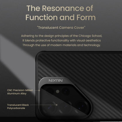 NILLKIN CarboProp Translucent Black CamShield Magnetic Phone Case, For Samsung Galaxy S26 Ultra 5G