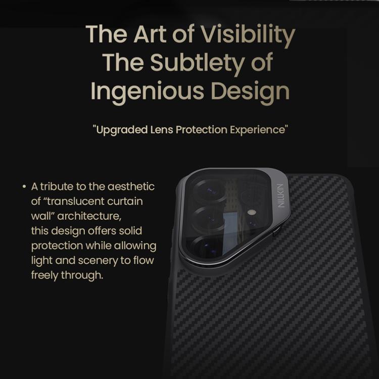 NILLKIN CarboProp Translucent Black CamShield Magnetic Phone Case, For Samsung Galaxy S26 Ultra 5G