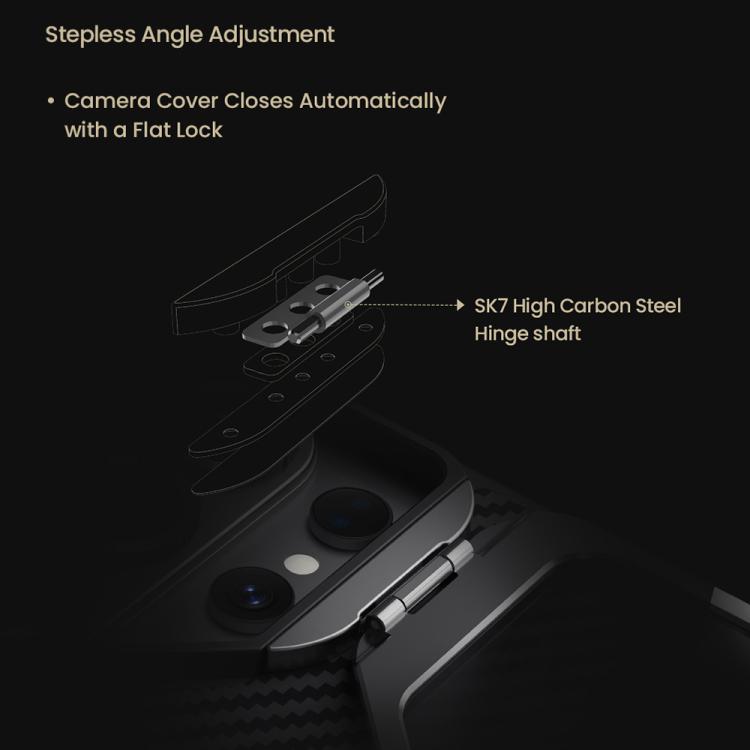 NILLKIN CarboProp Translucent Black CamShield Magnetic Phone Case, For Samsung Galaxy S26 Ultra 5G