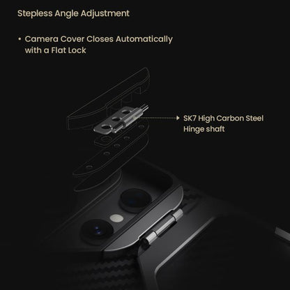 NILLKIN CarboProp Translucent Black CamShield Magnetic Phone Case, For Samsung Galaxy S26 Ultra 5G