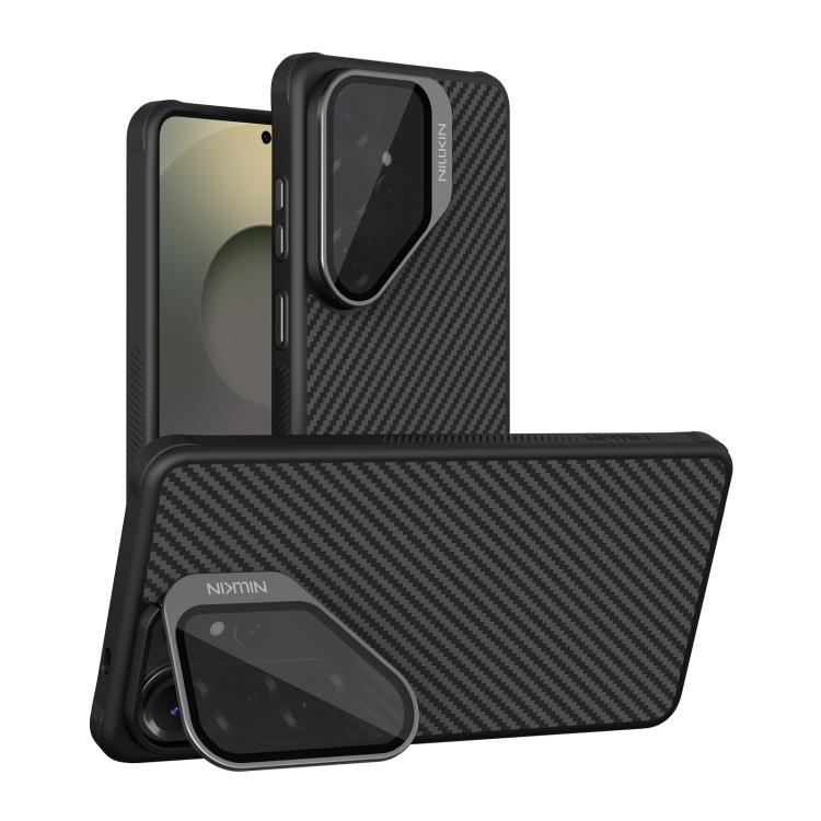 NILLKIN CarboProp Translucent Black CamShield Magnetic Phone Case, For Samsung Galaxy S26 Ultra 5G