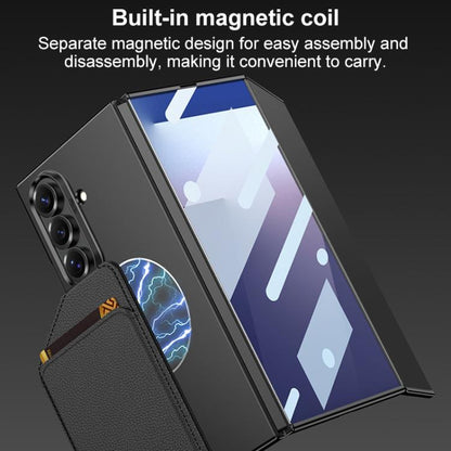 GKK Integrated Ultra-thin Magnetic Slanted Card Bag Phone Case, For Samsung Galaxy Z TriFold