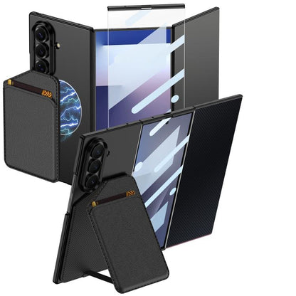 GKK Integrated Ultra-thin Magnetic Slanted Card Bag Phone Case, For Samsung Galaxy Z TriFold