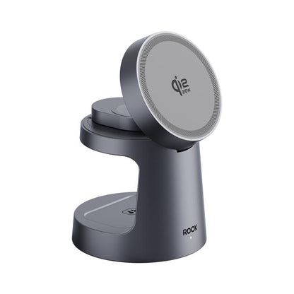 ROCK W56 3-in-1 Magnetic Wireless Charger with Qi2.2 25W, W56