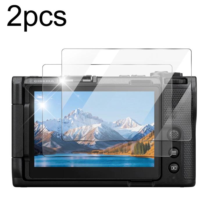 Film de protection en verre trempé HD anti-rayures et anti-traces de doigts (2 pièces), pour Nikon ZR