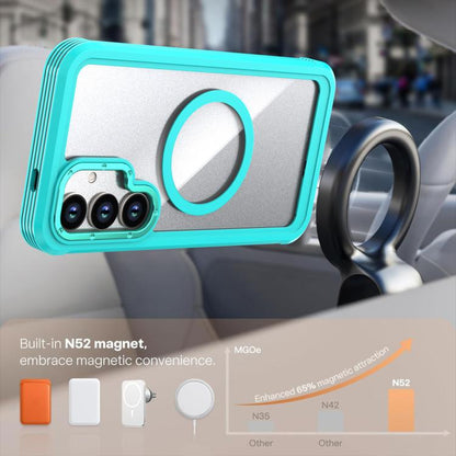 Acrylic Full Coverage Magnetic Phone Case with Back Clip, For Samsung Galaxy S26+ 5G, For Samsung Galaxy S26 Ultra 5G, For Samsung Galaxy S26 5G, For Samsung Galaxy S25 5G / S24 5G, For Samsung Galaxy S25+ 5G / S24+ 5G, For Samsung Galaxy S25 Ultra 5G ...