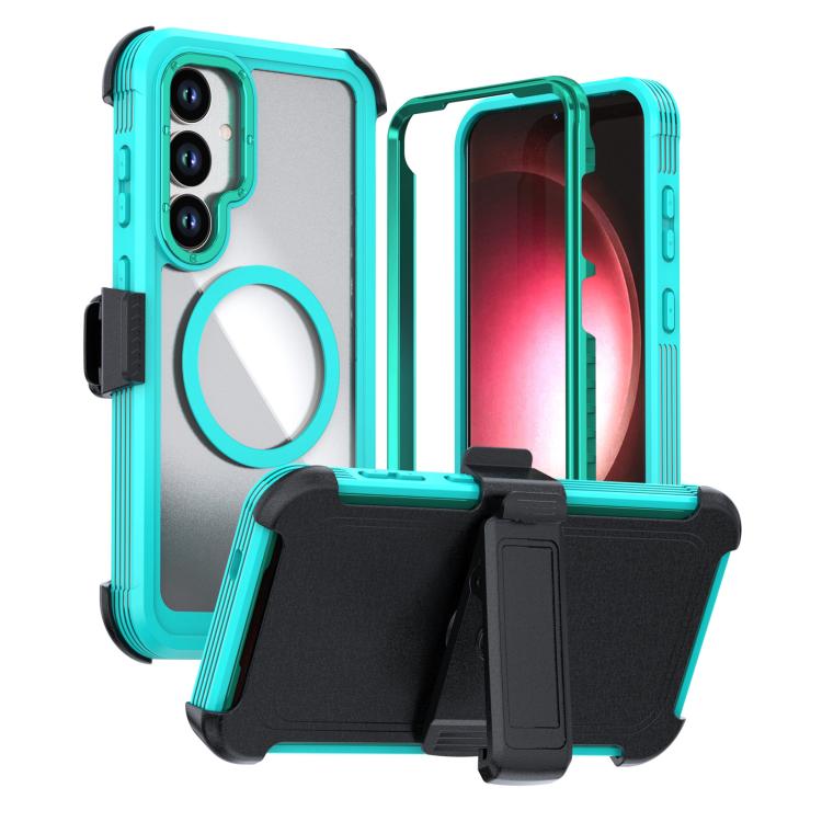Acrylic Full Coverage Magnetic Phone Case with Back Clip, For Samsung Galaxy S26+ 5G, For Samsung Galaxy S26 Ultra 5G, For Samsung Galaxy S26 5G, For Samsung Galaxy S25 5G / S24 5G, For Samsung Galaxy S25+ 5G / S24+ 5G, For Samsung Galaxy S25 Ultra 5G ...