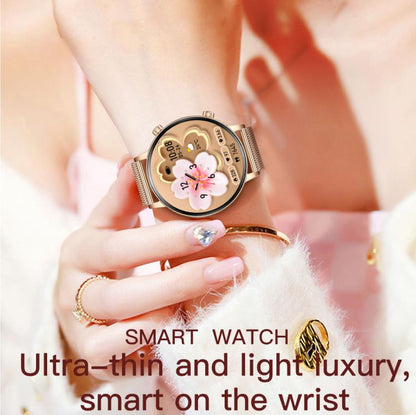 QS03 1.32-inch AMOLED Display Women Smart Watch Supports Health Monitoring