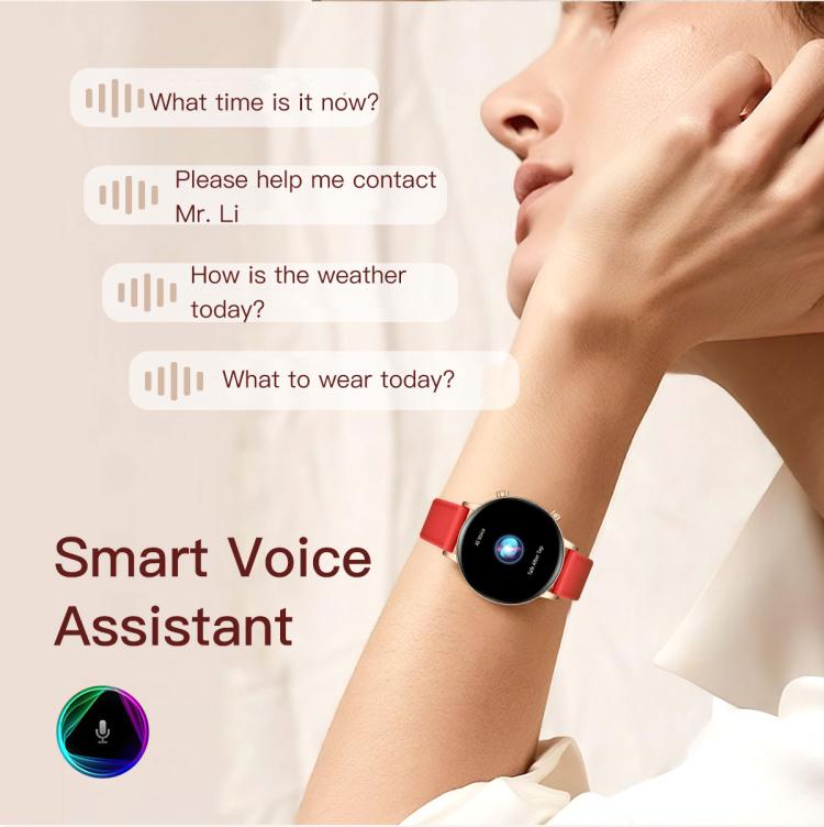 QS03 1.32-inch AMOLED Display Women Smart Watch Supports Health Monitoring