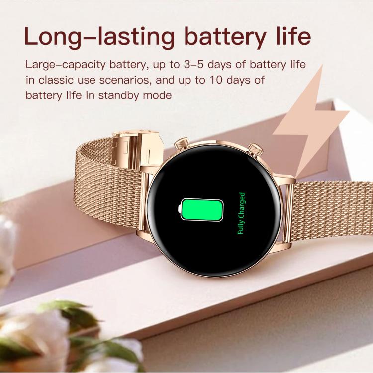 QS03 1.32-inch AMOLED Display Women Smart Watch Supports Health Monitoring
