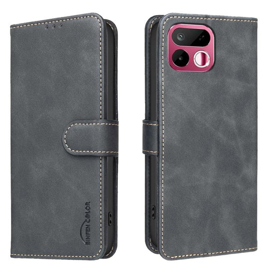 Solid Color Calfskin Texture RFID Vegan Leather Phone Case, For Realme 16T 5G, For Realme 16 5G, For Realme 16 Pro+ 5G, For Realme 16 Pro 5G, For Realme 15 5G / 15 Pro 5G, For Realme C71 4G Global, For Realme 14X Global, For Realme C75 4G              ...