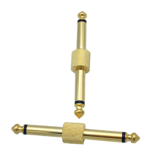 6.5mm Mono Male to 6.35mm Male Stereo Audio Adapter