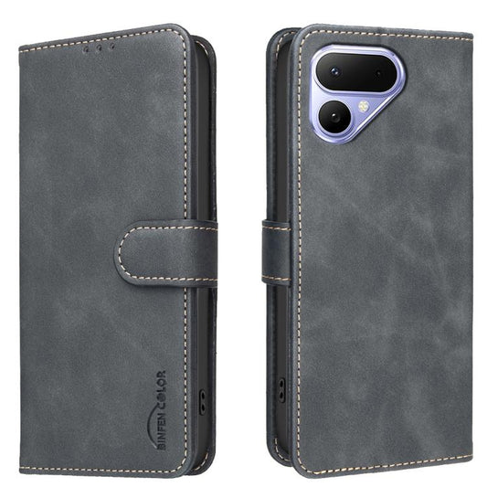 Solid Color Calfskin Texture RFID Vegan Leather Phone Case, For Tecno Pova Curve 2 5G, For Tecno Spark 50 4G, For Tecno Camon 50 Pro 4G, For Tecno Camon 50 4G, For Tecno Spark Go 3, For Tecno Spark 40C, For Tecno Pova 7 Pro 5G, For Tecno Spark 40 Pro+ ...