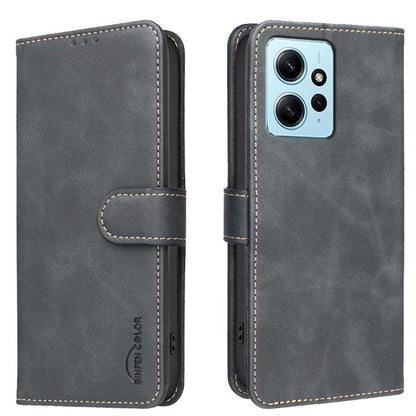Solid Color Calfskin Texture RFID Vegan Leather Phone Case, For Redmi Note 11 / 11S / 12S Global, For Redmi Note 12 4G Global, For Redmi Note 12 Pro+ Global, For Redmi Note 12 Pro Global / Poco X5 Pro, For Redmi Note 12 5G Global / Poco X5             ...