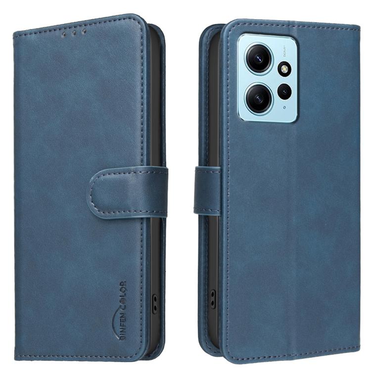 Solid Color Calfskin Texture RFID Vegan Leather Phone Case, For Redmi Note 11 / 11S / 12S Global, For Redmi Note 12 4G Global, For Redmi Note 12 Pro+ Global, For Redmi Note 12 Pro Global / Poco X5 Pro, For Redmi Note 12 5G Global / Poco X5             ...