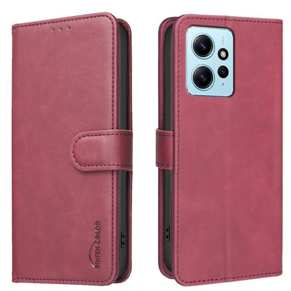 Solid Color Calfskin Texture RFID Vegan Leather Phone Case, For Redmi Note 11 / 11S / 12S Global, For Redmi Note 12 4G Global, For Redmi Note 12 Pro+ Global, For Redmi Note 12 Pro Global / Poco X5 Pro, For Redmi Note 12 5G Global / Poco X5             ...
