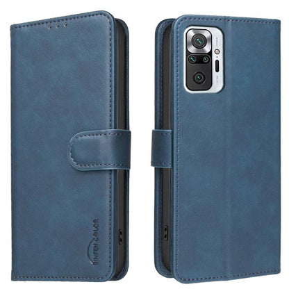 Solid Color Calfskin Texture RFID Vegan Leather Phone Case, For Redmi Note 12 5G Global / Poco X5, For Redmi Note 11 Pro / 11 Pro 5G Global, For Redmi 10 / 10 2022 / Note 11 4G, For Redmi Note 10 4G / Note 10S, For Redmi Note 10 Pro / 10 Pro Max