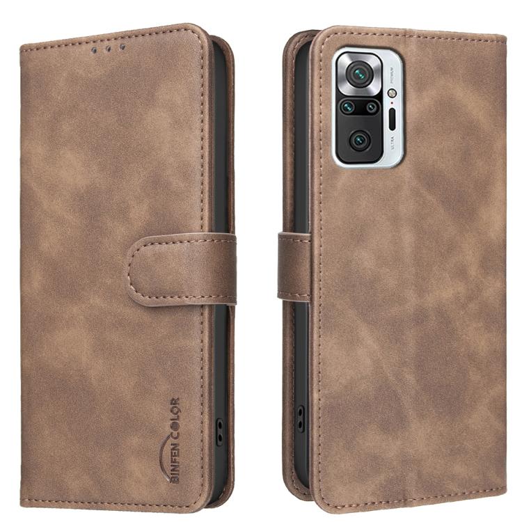 Solid Color Calfskin Texture RFID Vegan Leather Phone Case, For Redmi Note 12 5G Global / Poco X5, For Redmi Note 11 Pro / 11 Pro 5G Global, For Redmi 10 / 10 2022 / Note 11 4G, For Redmi Note 10 4G / Note 10S, For Redmi Note 10 Pro / 10 Pro Max