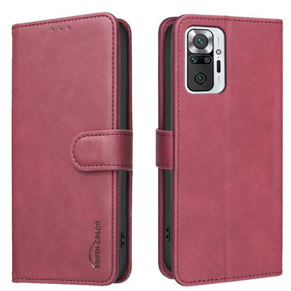 Solid Color Calfskin Texture RFID Vegan Leather Phone Case, For Redmi Note 12 5G Global / Poco X5, For Redmi Note 11 Pro / 11 Pro 5G Global, For Redmi 10 / 10 2022 / Note 11 4G, For Redmi Note 10 4G / Note 10S, For Redmi Note 10 Pro / 10 Pro Max