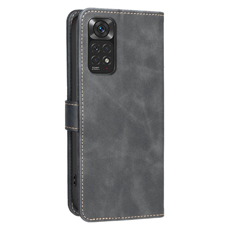 Solid Color Calfskin Texture RFID Vegan Leather Phone Case, For Redmi Note 11 / 11S / 12S Global, For Redmi Note 12 4G Global, For Redmi Note 12 Pro+ Global, For Redmi Note 12 Pro Global / Poco X5 Pro, For Redmi Note 12 5G Global / Poco X5             ...