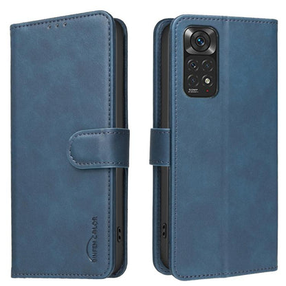 Solid Color Calfskin Texture RFID Vegan Leather Phone Case, For Redmi Note 11 / 11S / 12S Global, For Redmi Note 12 4G Global, For Redmi Note 12 Pro+ Global, For Redmi Note 12 Pro Global / Poco X5 Pro, For Redmi Note 12 5G Global / Poco X5             ...